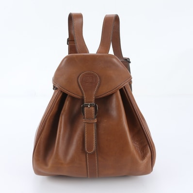 ■美品 グッチ オールドグッチリュックサック レザー