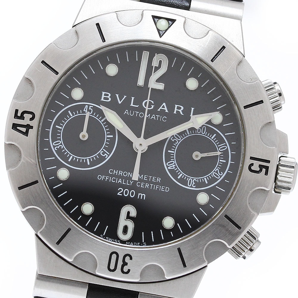 ブルガリ ディアゴノ スクーバ SCB38S メンズ 【中古】