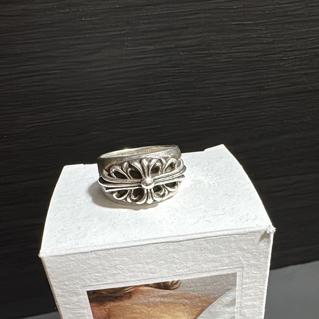 Chrome Hearts Floral Cross Ring "Silver"
