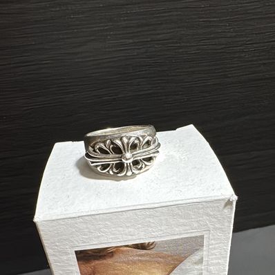 Chrome Hearts Floral Cross Ring "Silver"