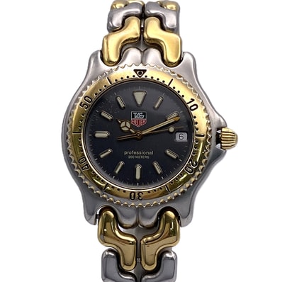 TAG HEUER タグホイヤー プロフェッショナル セル 38mm 腕時計 S95.206K ステンレススチール ゴールド メンズ【中古】