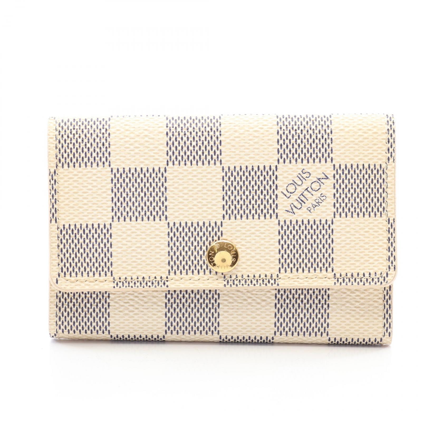 ルイ・ヴィトン LOUIS VUITTON ミュルティクレ6 ダミエアズール 6連 キーケース アクセサリー PVC レディース ホワイト系 N61745 【中古】