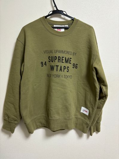 Supreme / WTAPS Crewneck "Light Olive"