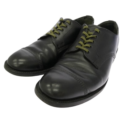 SANDERS サンダース URBAN RESEARCH アーバンリサーチ 2521-UM24 URBAN RESEARCH別注 MILITARY DERBY SHOE ミリタリー ダービー レザー シューズ ブラック系 EU8【中古】