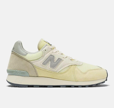 AURALEE × New Balance 475 "Vintage Yellow"