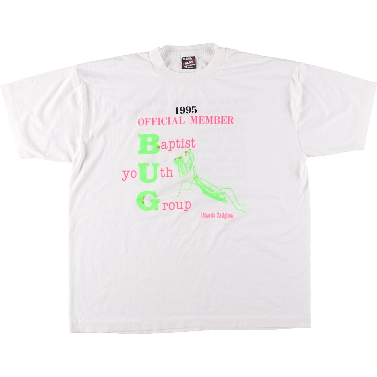 古着 90年代 フルーツオブザルーム FRUIT OF THE LOOM BEST メッセージプリントTシャツ USA製 メンズXL相当 ヴィンテージ/eaa556144