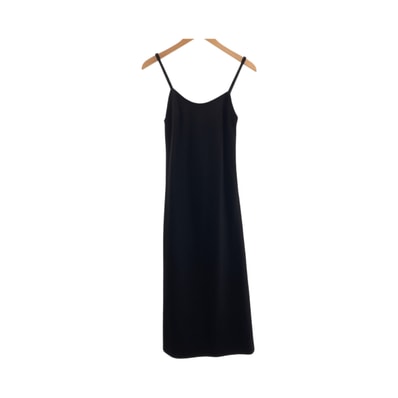 美品 Maison Margiela メゾン マルジェラ サイズ36 ブラック 黒 ホワイト ウール キャミソール ワンピース 506079 【中古】