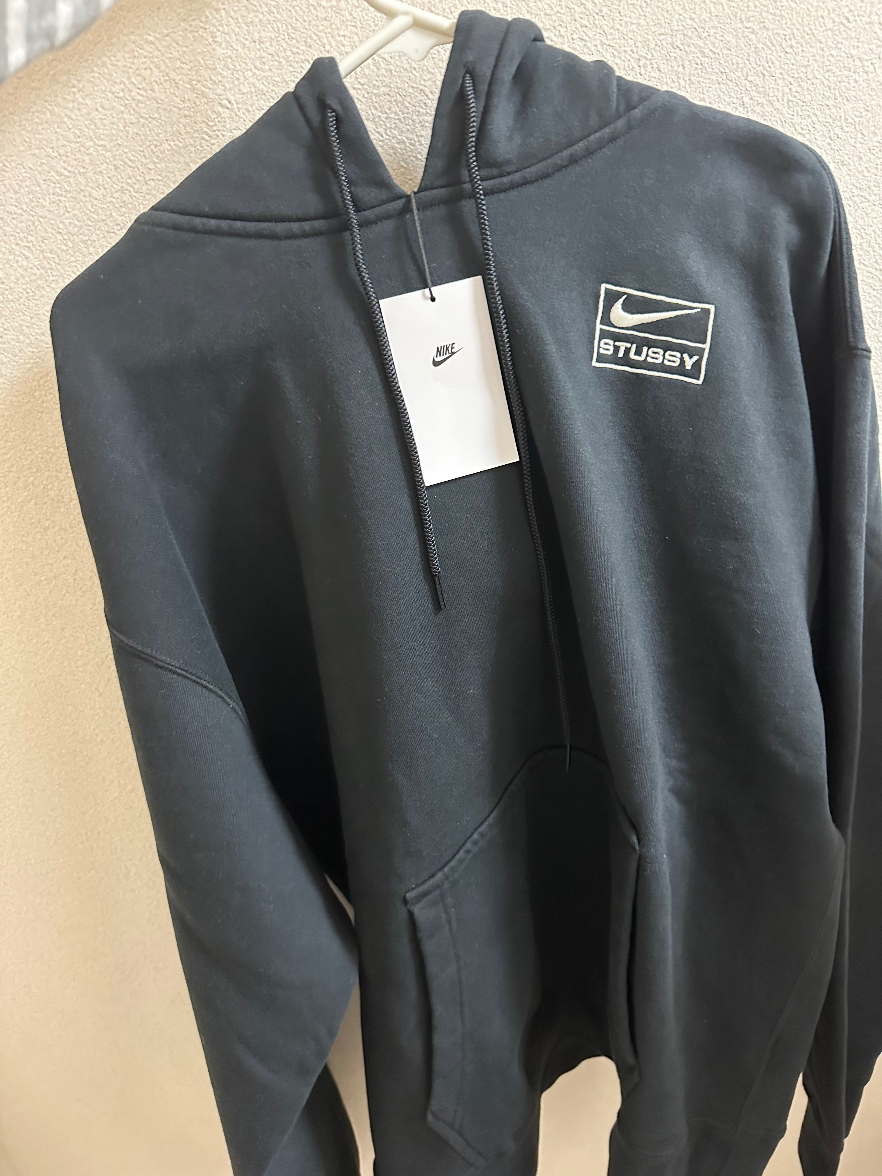 Stussy × Nike NRG Washed Hoodie (US Size) "Black" DN4028-010