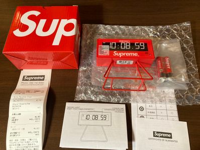 Supreme / Seiko Marathon Clock "Red"