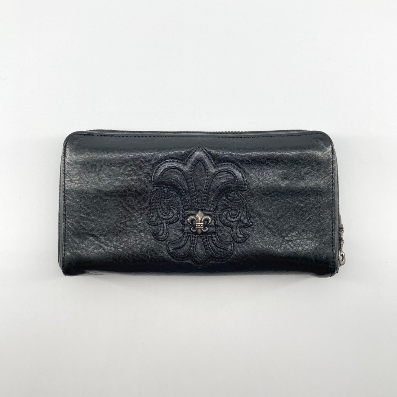 CHROME HEARTS(クロムハーツ) REC F ZIP #2 BSフレア レック F ジップ #2 BSフレア SV925 長財布 ブラック
