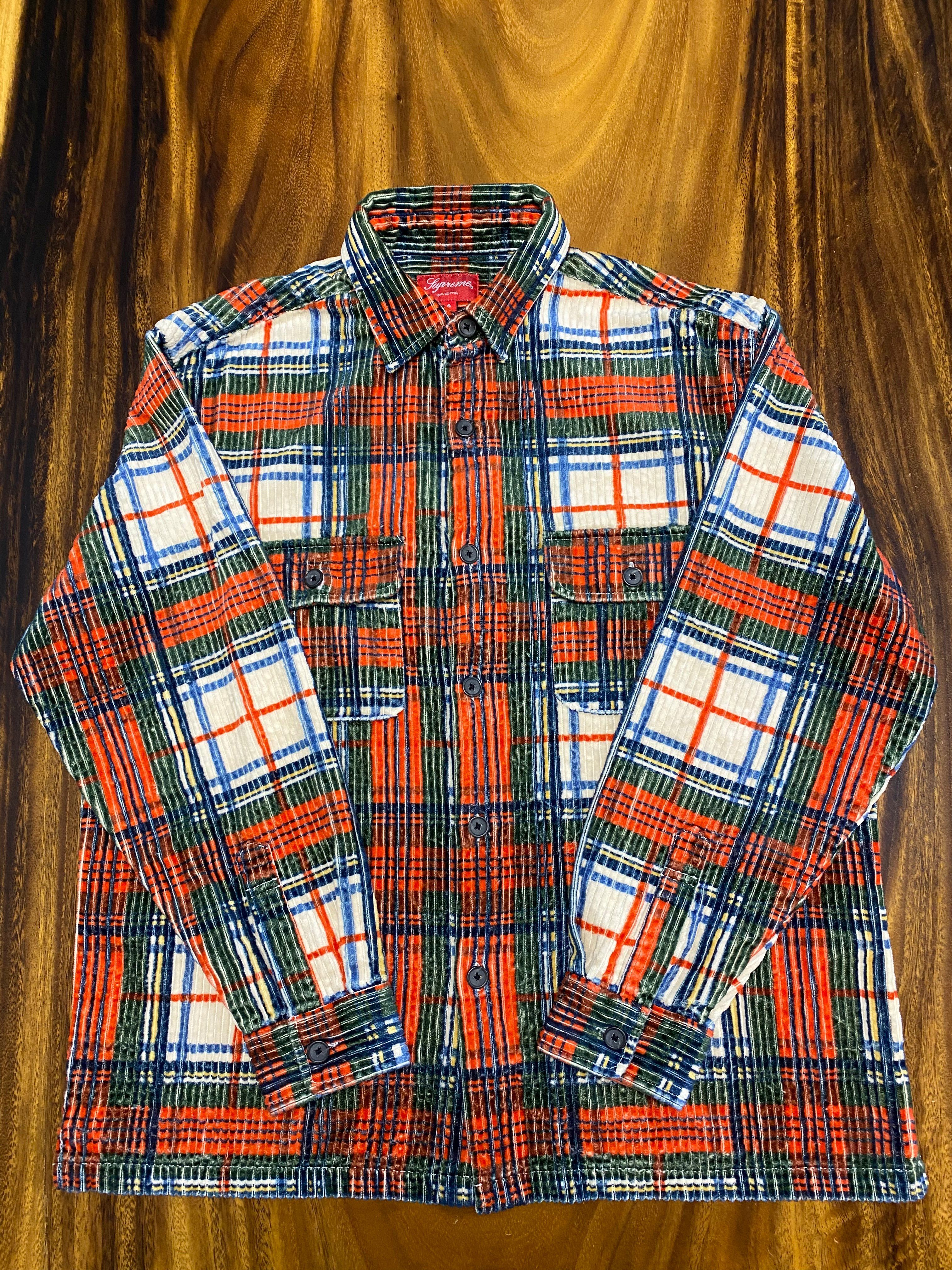 Supreme Corduroy Shirt "Plaid"