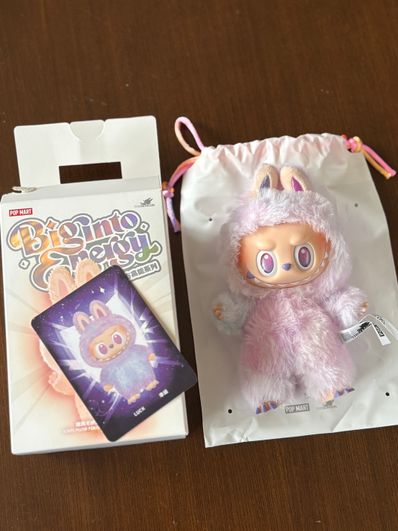 POP MART THE MONSTERS (LABUBU) Big into Energy Series Plush Pendant LUCK