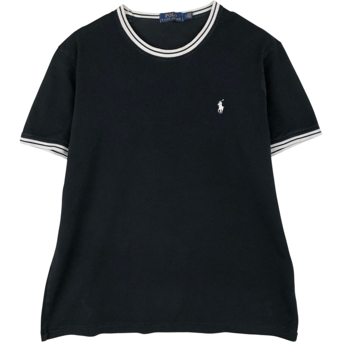 古着 ラルフローレン Ralph Lauren POLO RALPH LAUREN 鹿の子 半袖 ワンポイントロゴTシャツ メンズL相当/eaa621654