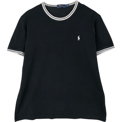 古着 ラルフローレン Ralph Lauren POLO RALPH LAUREN 鹿の子 半袖 ワンポイントロゴTシャツ メンズL相当/eaa621654