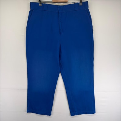 古着 ディッキーズ Dickies パンツ URBAN OUTFITTERSコラボ ワンポイントロゴ ストレート ジッパーフライ 16R ブルー系 メンズ