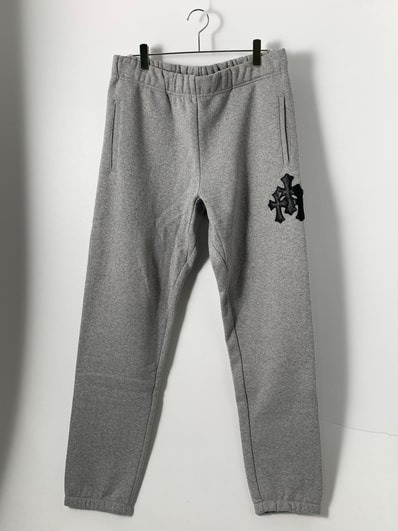 Chrome Hearts Y Not Sweat Pants Cross Patch Sweat Long Pants "Gray"