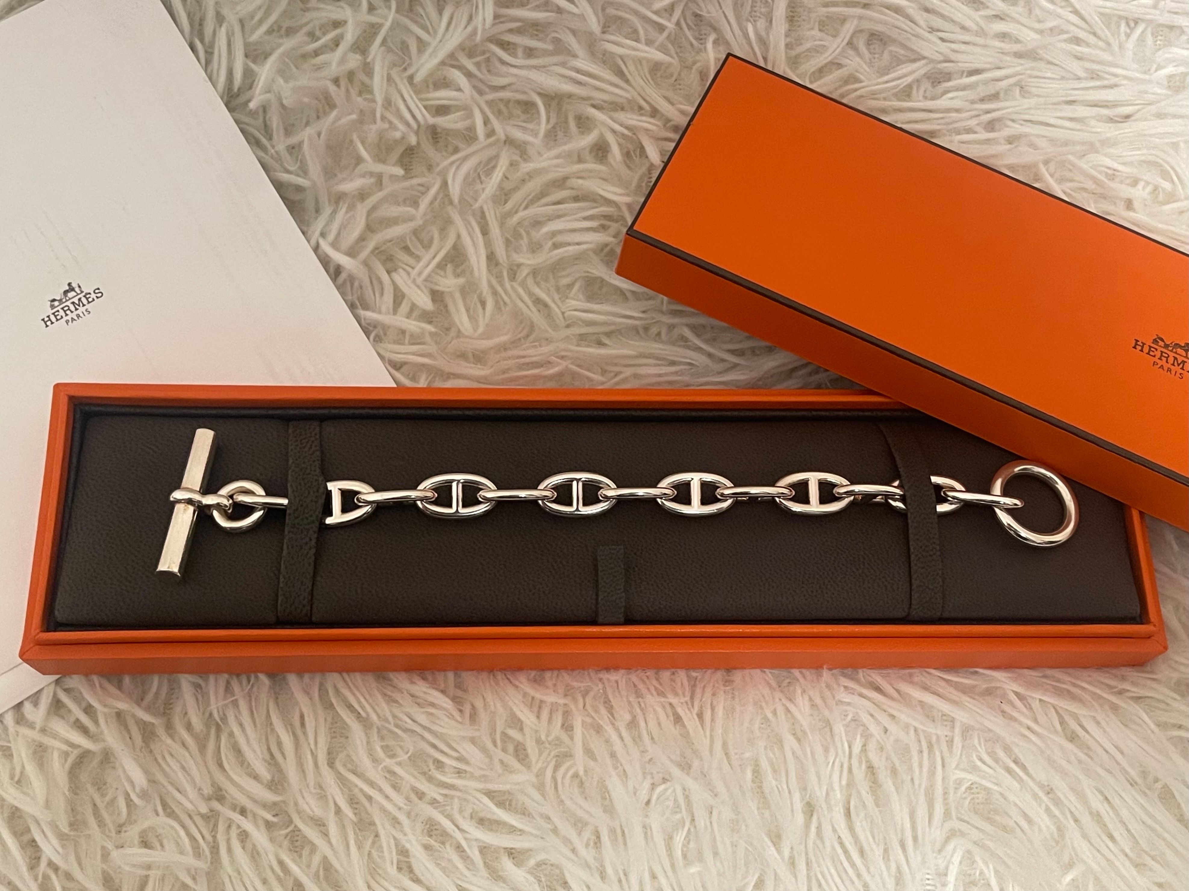 Hermes Chaine D'ancre GM Bracelet "Silver"