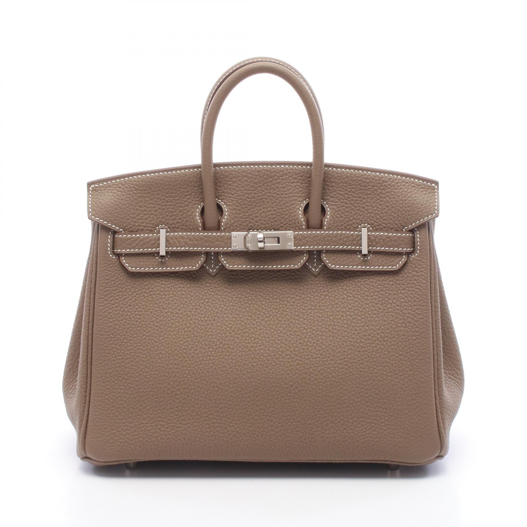 エルメス HERMES バーキン25 エトゥープ ハンドバッグ バッグ トゴ トゴ レディース グレー系 【中古】