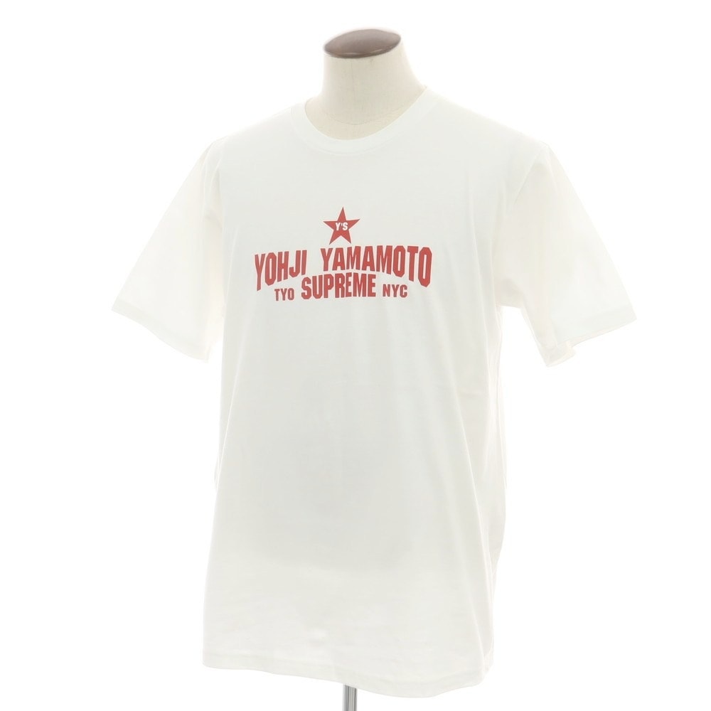 【中古】シュプリーム Supreme × Y's 2025年秋冬 Star Tee 半袖Tシャツ ホワイト【サイズL】【メンズ】
