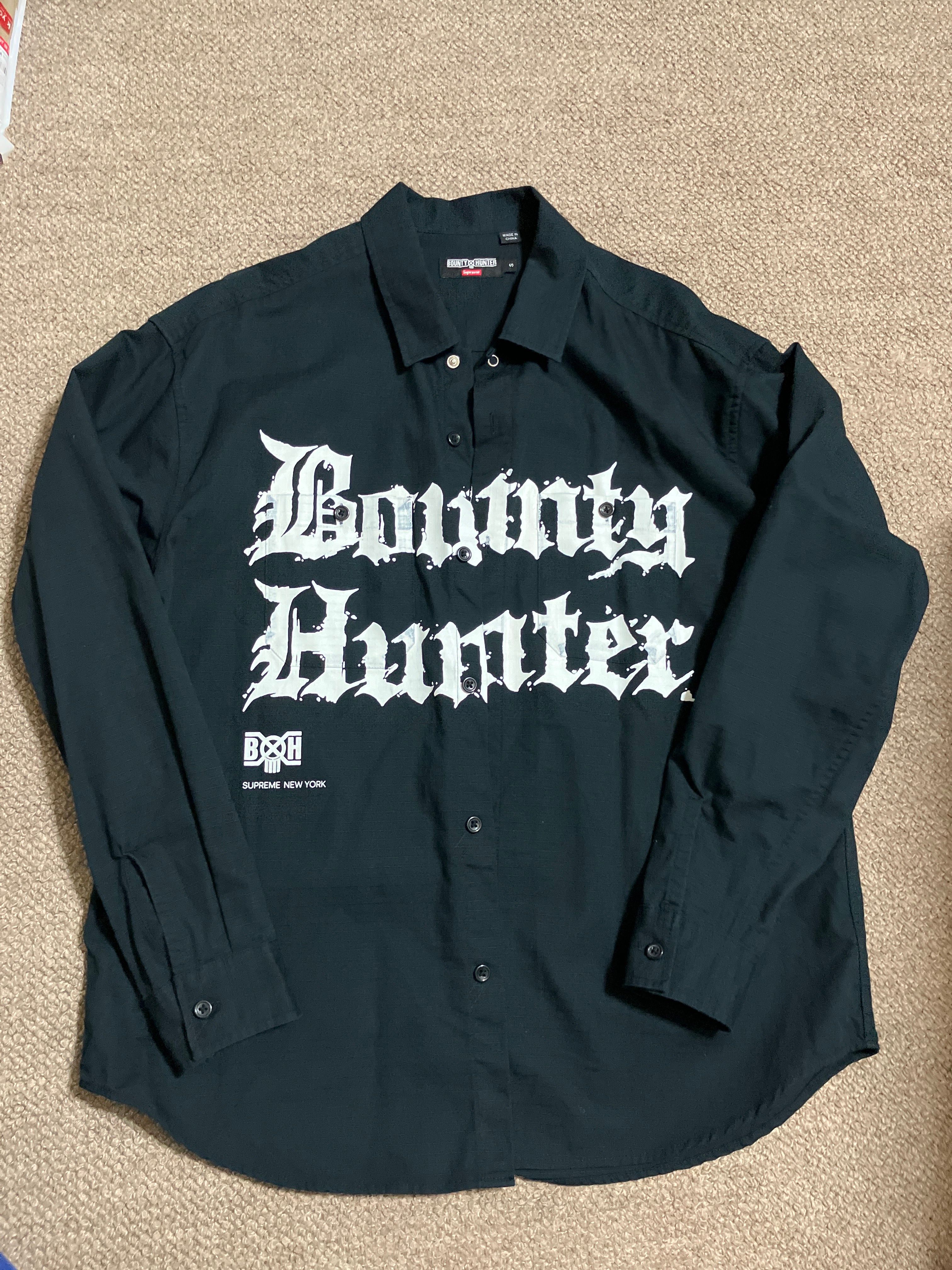 Supreme Bounty Hunter Ripstop Shirt "Black"