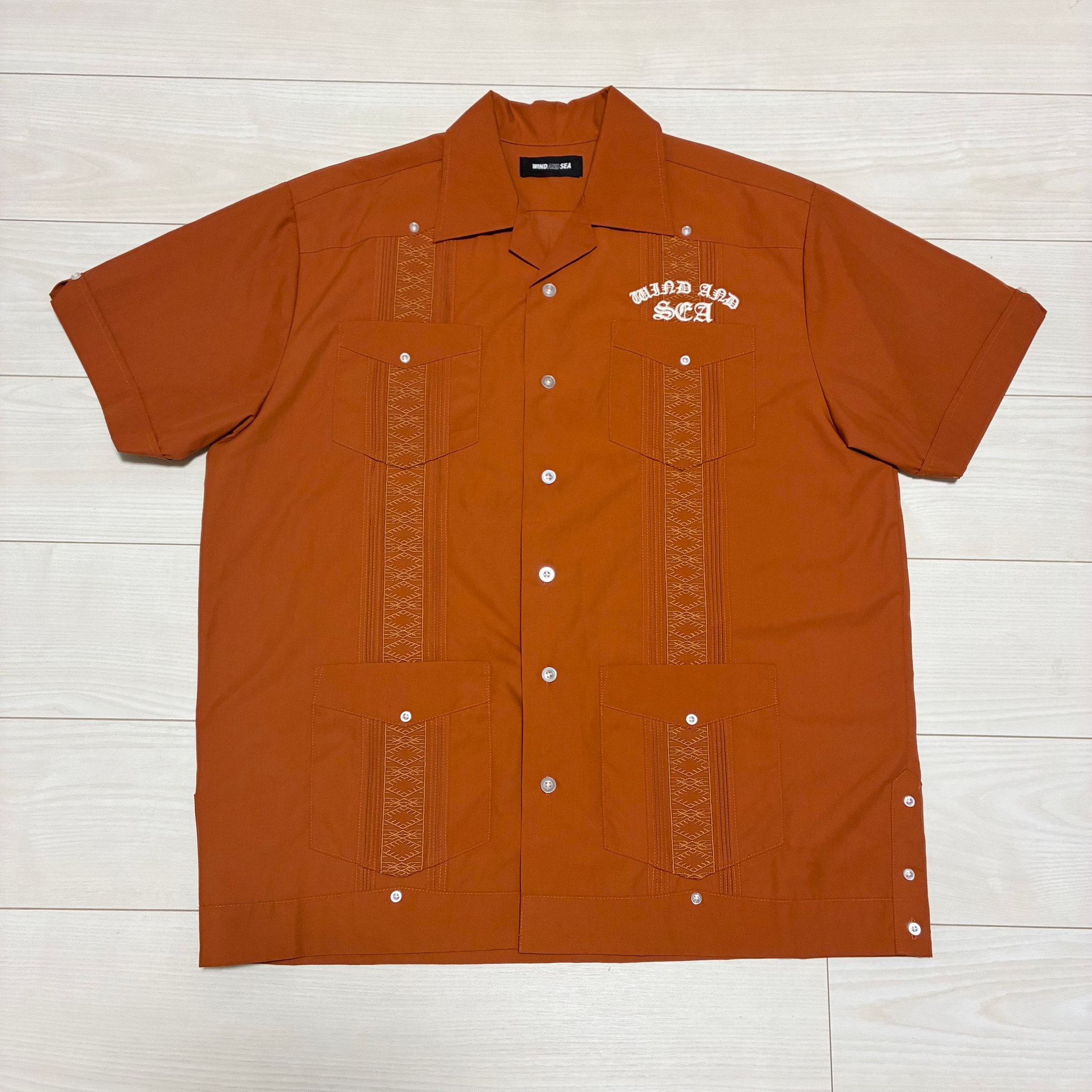 WIND AND SEA Logo Cuba SS Shirts "Red"