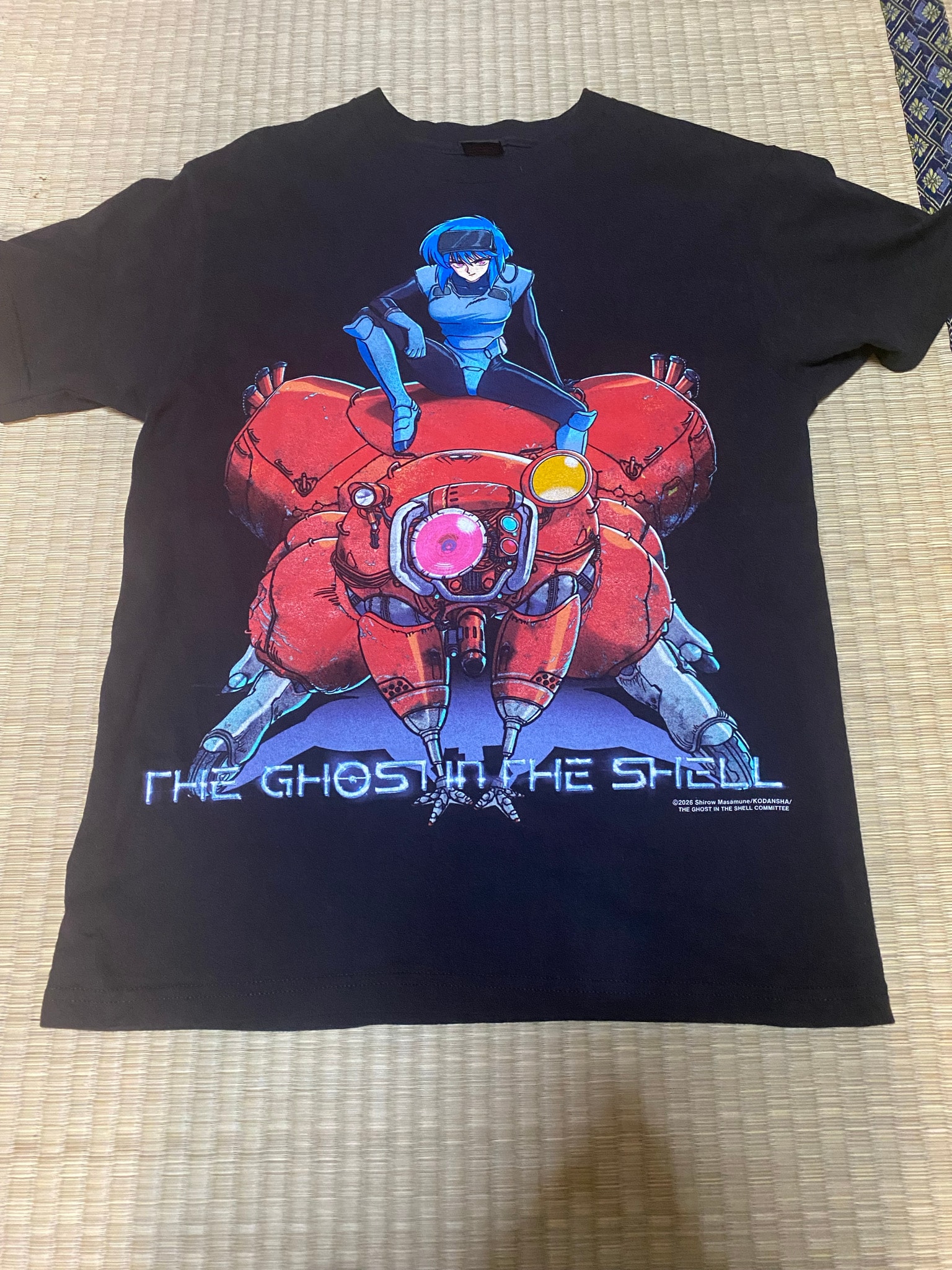 Geeks Rule x GHOST IN THE SHELL Silkscreen Printing T Shirt vol.01 "Black"