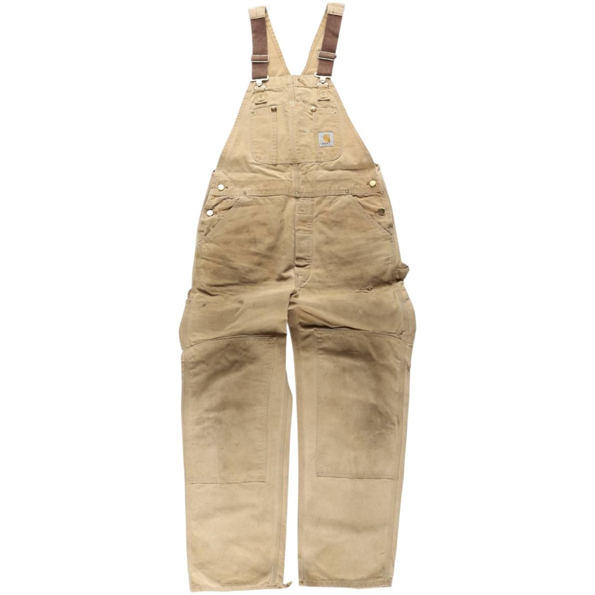 古着 カーハート Carhartt ダブルニー ダック オーバーオール メンズw36相当 ヴィンテージ/eaa633593