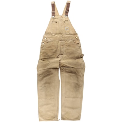 古着 カーハート Carhartt ダブルニー ダック オーバーオール メンズw36相当 ヴィンテージ/eaa633593