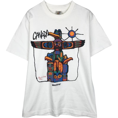 古着 90年代 フルーツオブザルーム FRUIT OF THE LOOM スーベニアTシャツ カナダ製 メンズL相当 ヴィンテージ/eaa648463