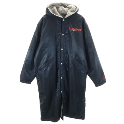 CONVERSE コンバース ベンチコート L ネイビー 中綿 裏ボア