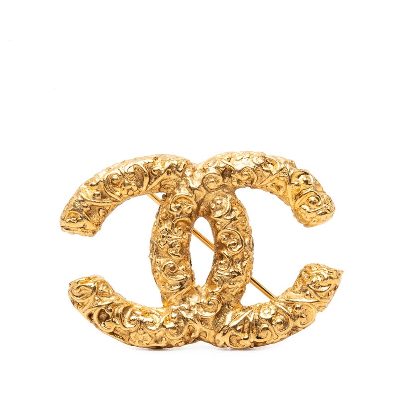 シャネル ココマーク ブローチ 03A刻印 ゴールド メッキ レディース CHANEL 【中古】