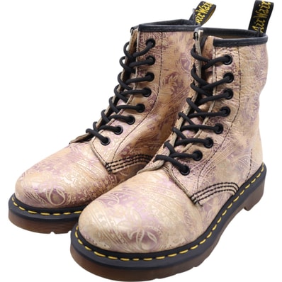古着 ドクターマーチン Dr.Martens 総柄 8ホールブーツ 4 レディース23.0cm相当/saa011779