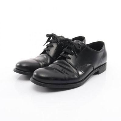 プラダ PRADA ドレスシューズ 靴 レザー メンズ ブラック系 【中古】