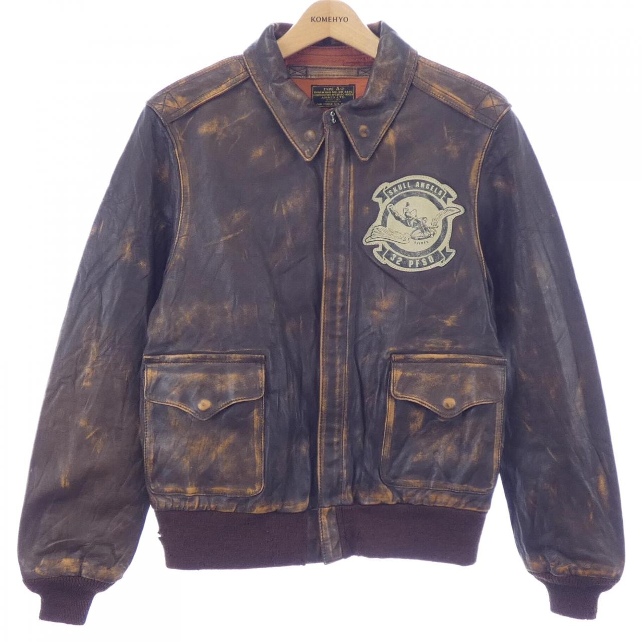 アヴィレックス AVIREX A-2 6151012 レザージャケット
