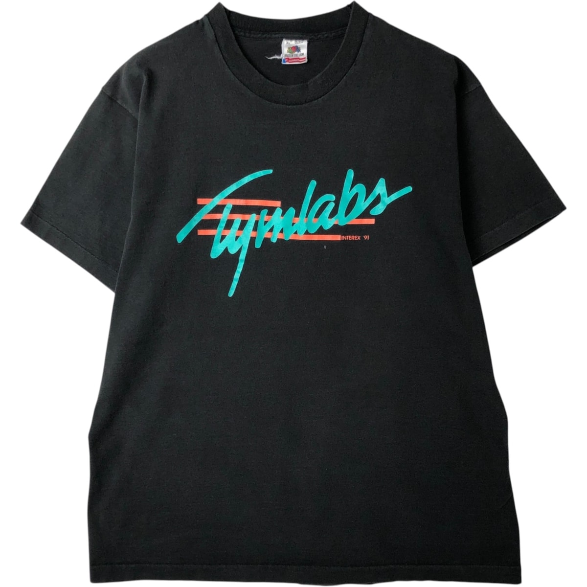 古着 90年代 フルーツオブザルーム FRUIT OF THE LOOM プリントTシャツ USA製 メンズXL相当 ヴィンテージ/eaa619473