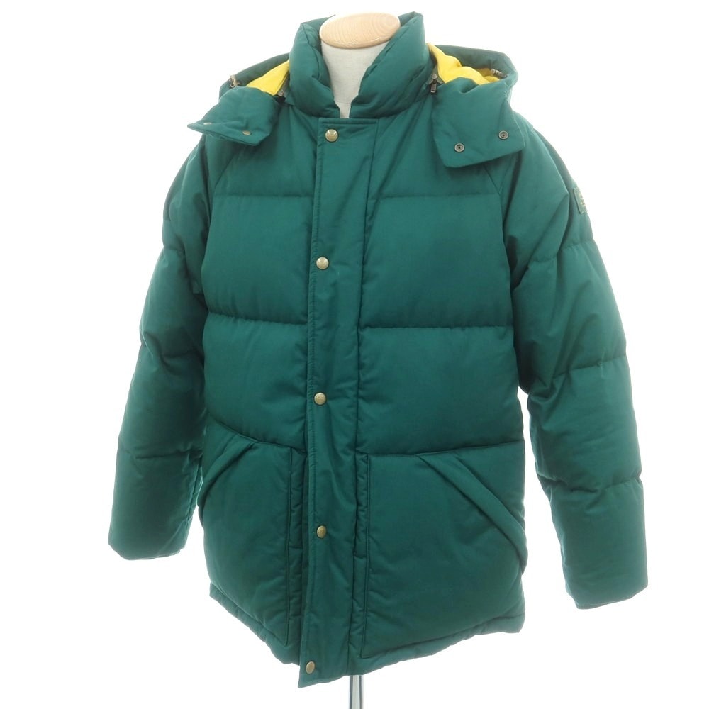 【中古】エメ レオン ドレ Aime Leon Dore × Woolrich コットン ダウンジャケット グリーン【サイズUSA:XS】【メンズ】