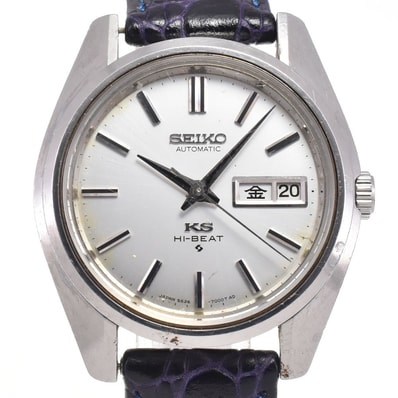値下 セイコー SEIKO 5626-7000 キングセイコー ハイビート メダリオン シルバー 自動巻き メンズ 腕時計 I#147518