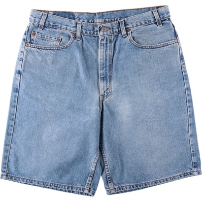 古着 00年代 リーバイス Levi's 550 RELAXED FIT デニムショーツ ショートパンツ USA製 メンズw37相当/eaa653343