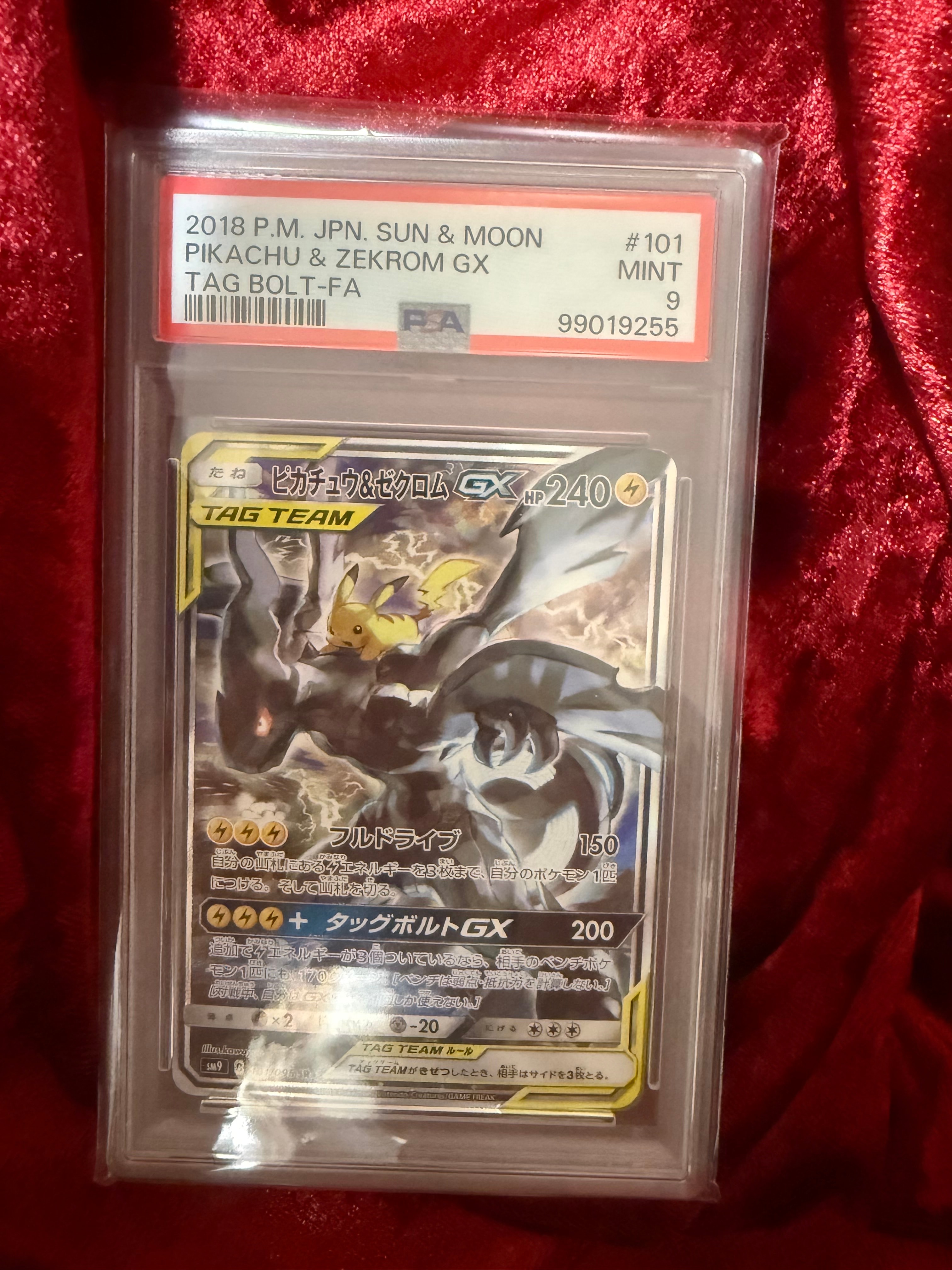 ピカチュウ&ゼクロムGX SR: SA [SM9 101/095](拡張パック「タッグボルト」)