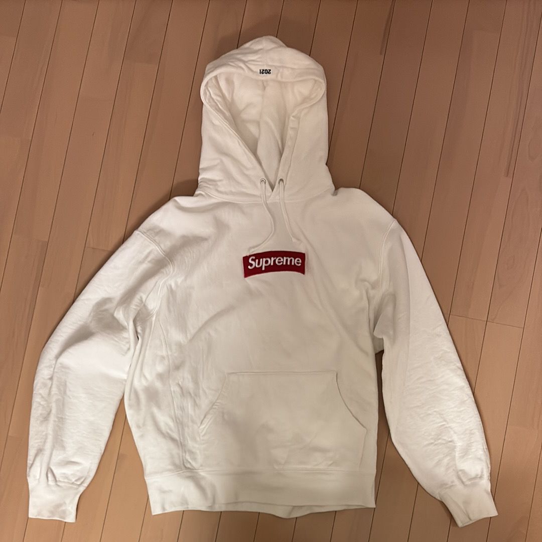 Supreme Box Logo Hooded Sweatshirt "White" (21FW)