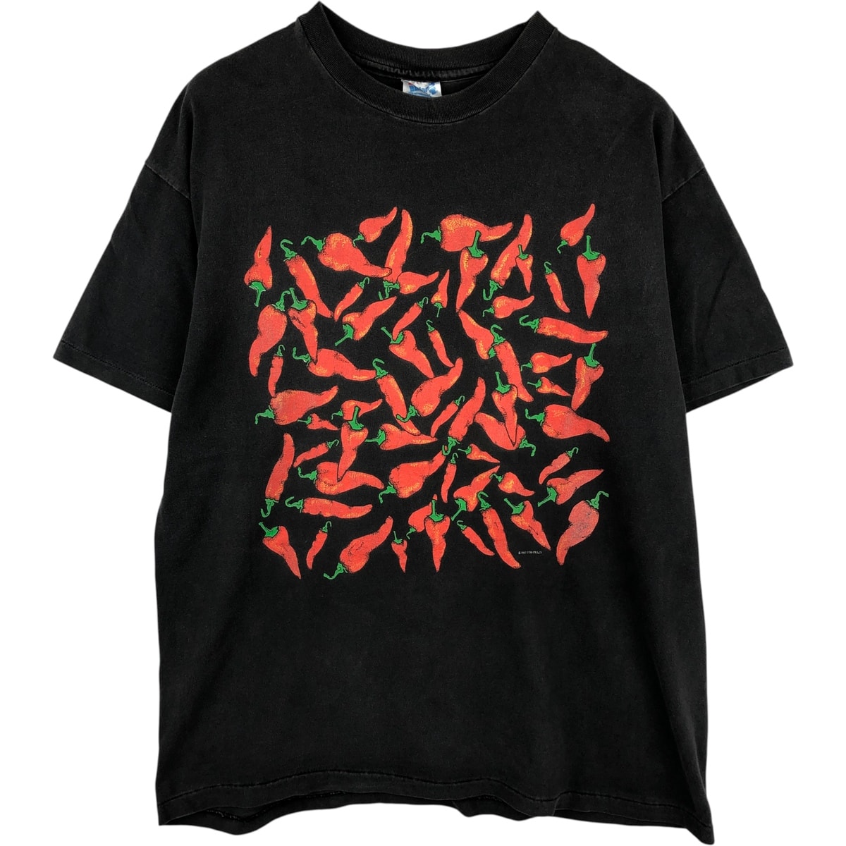 古着 90年代 ヘインズ Hanes BEEFY-T D'EM CRAZY デム クレイジー プリントTシャツ USA製 メンズXL相当 ヴィンテージ/eaa616521