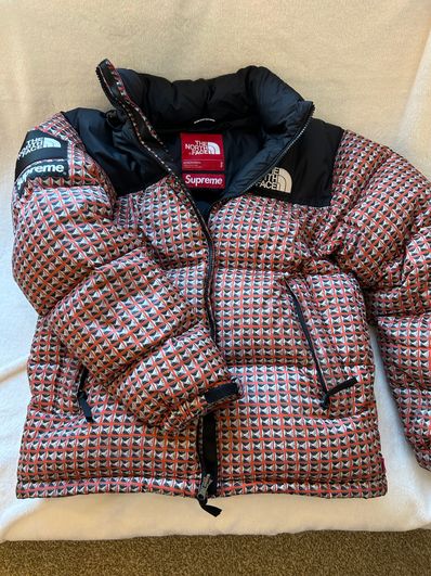 Supreme x The North Face Studded Nuptse Jacket "Red"
