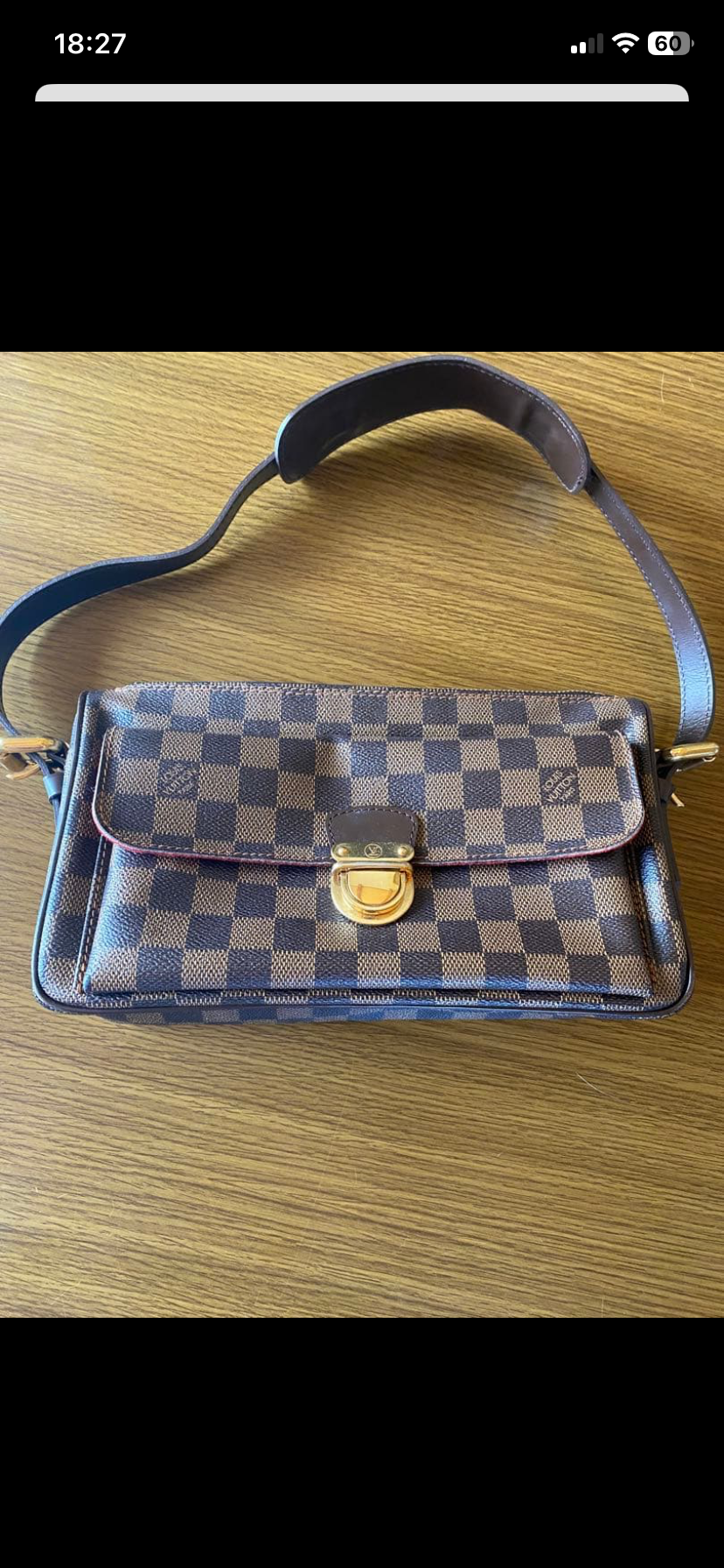 LOUIS VUITTON ラヴェッロGM ダミエ ショルダーバッグ