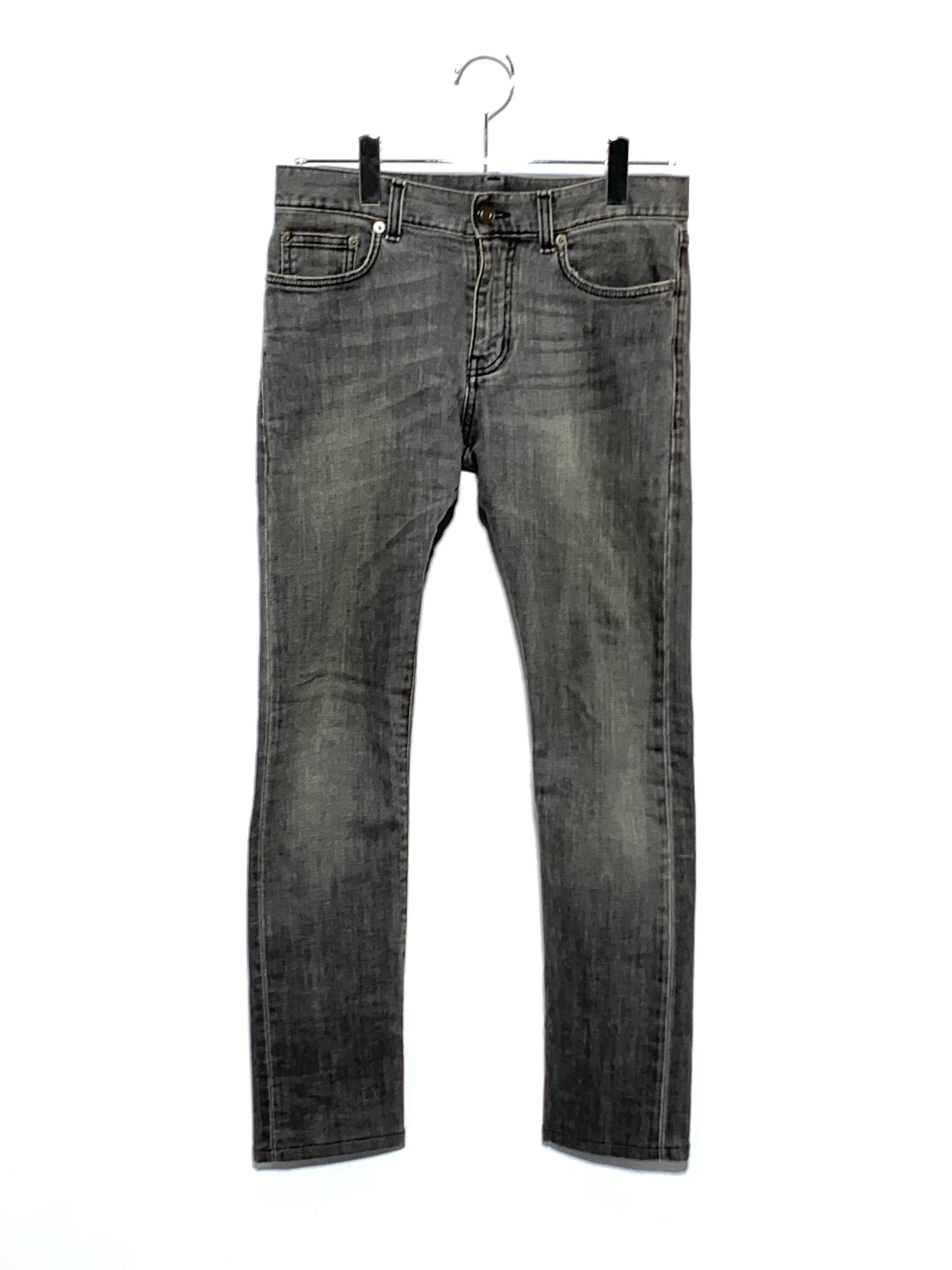 サンローラン ウォッシュ加工 スキニー デニム パンツ