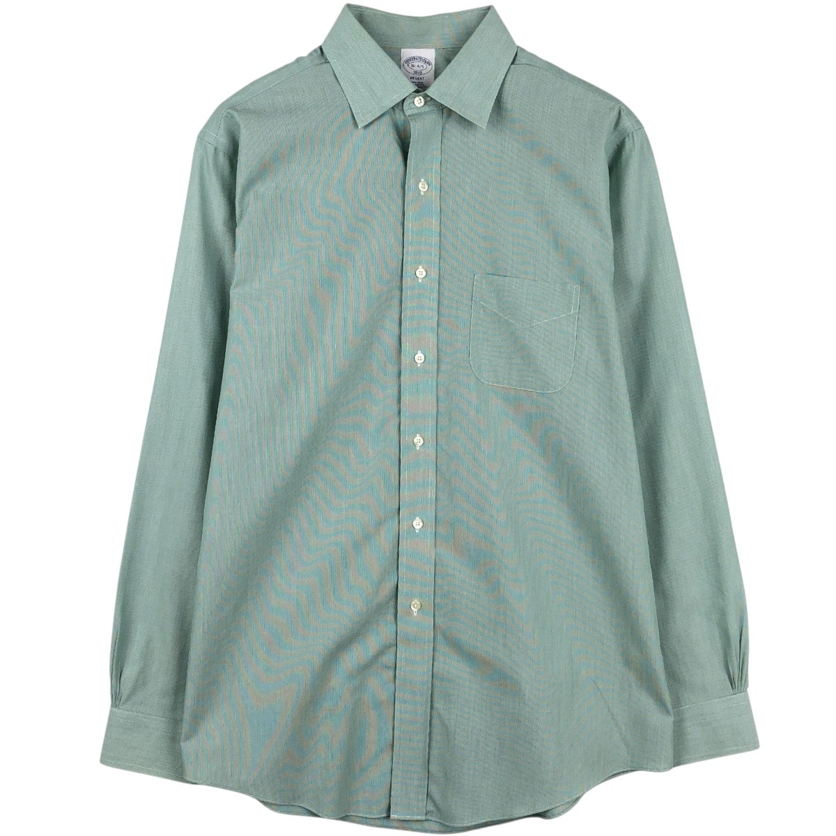 古着 ブルックスブラザーズ Brooks Brothers 1818 REGENT 長袖 コットンシャツ メンズM相当/eaa669103