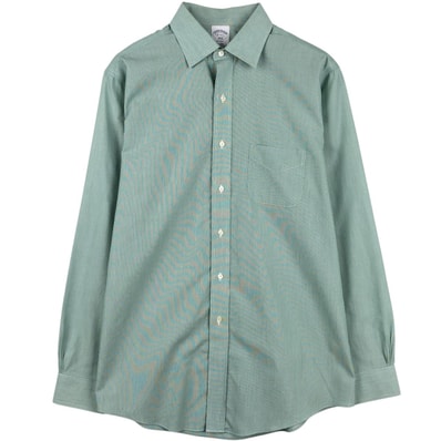 古着 ブルックスブラザーズ Brooks Brothers 1818 REGENT 長袖 コットンシャツ メンズM相当/eaa669103