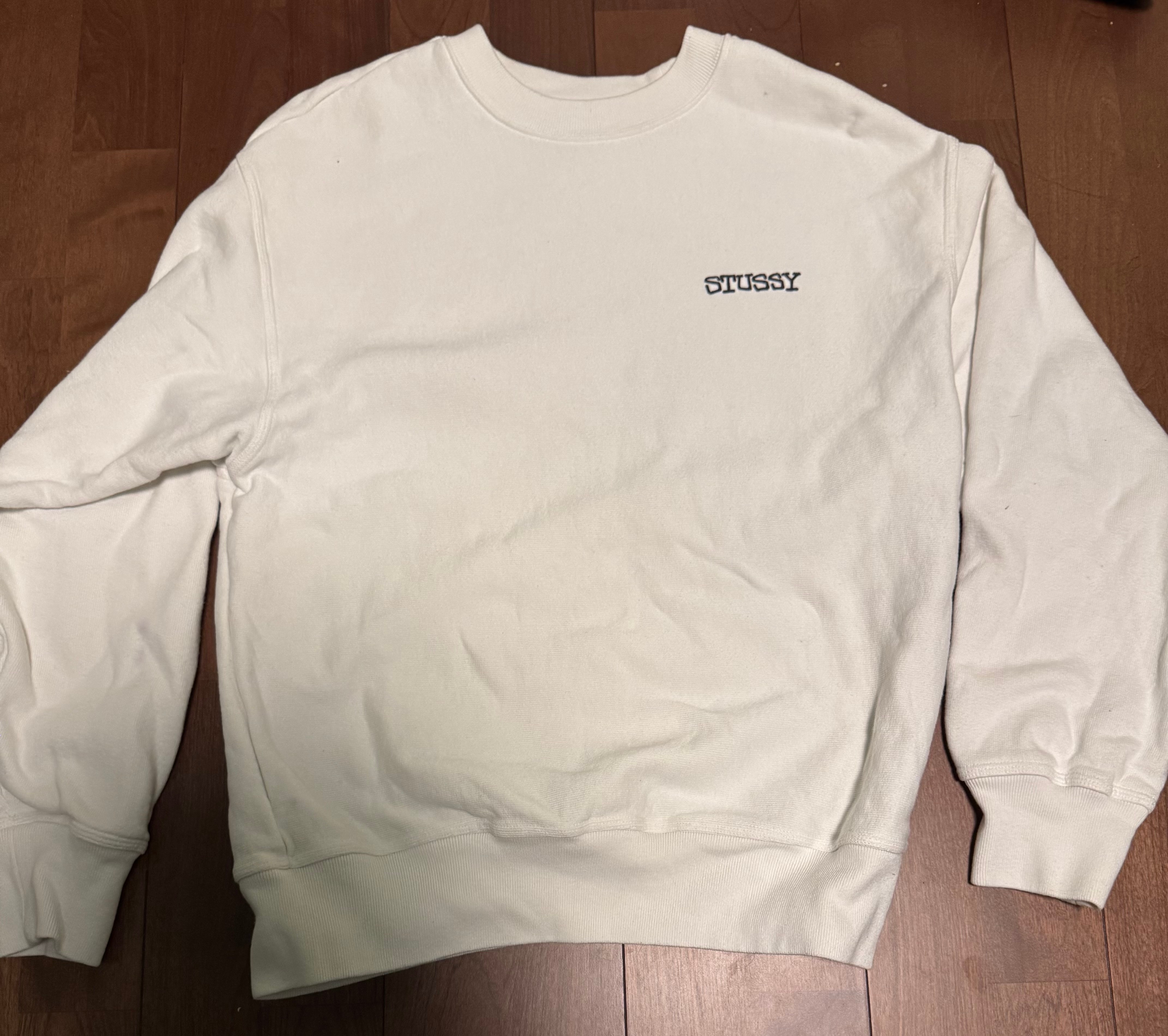 Stussy Jumbo Crew Pigment Dyed "Natural"