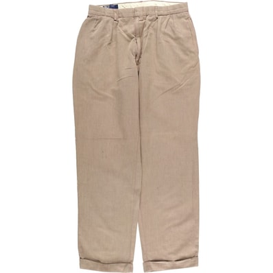 古着 ラルフローレン Ralph Lauren POLO by Ralph Lauren ツータック スラックスパンツ メンズw31相当/eaa604354