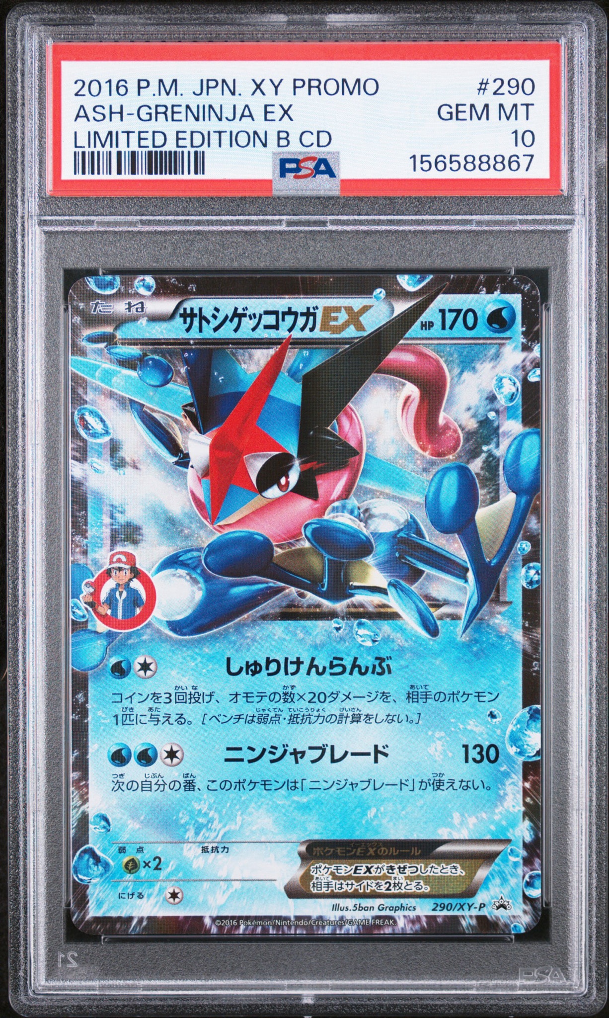 サトシゲッコウガEX: プロモ[XY-P 290/XY-P](プロモーションカード「XY-P」)
