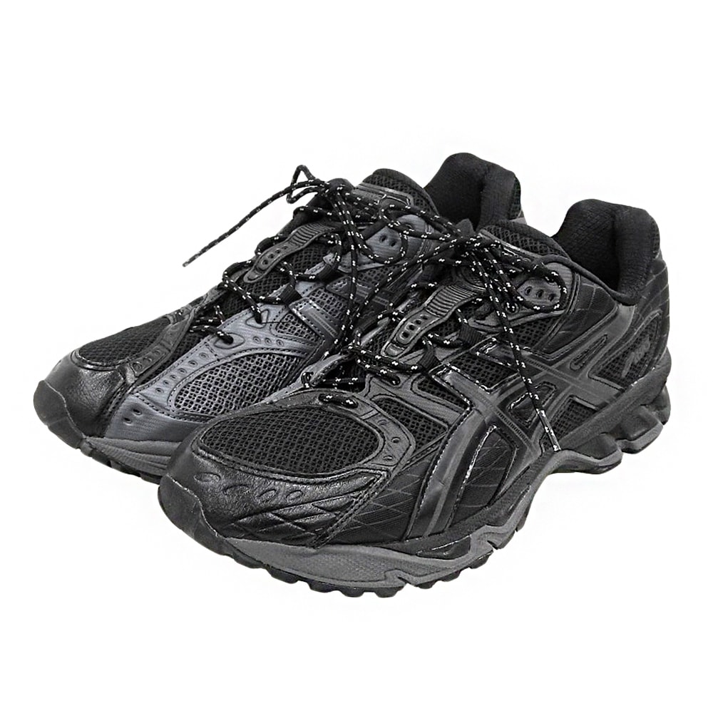 アシックス 美品 GEL-NIMBUS ゲル-ニンバス 10.1 スニーカー シューズ メンズ ブラック×グレー 29.0cm 1203A696-001 11 1/2(US)